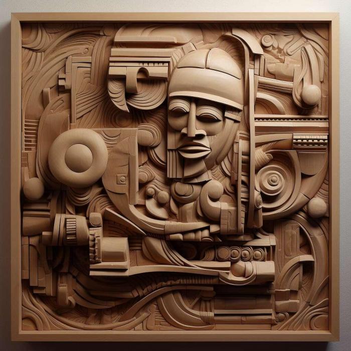 نموذج ثلاثي الأبعاد لآلة CNC 3D Art 